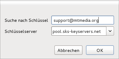 öffentliche Schlüssel Vom Keyserver | Mtmedia.org | Emptymedia.org ...